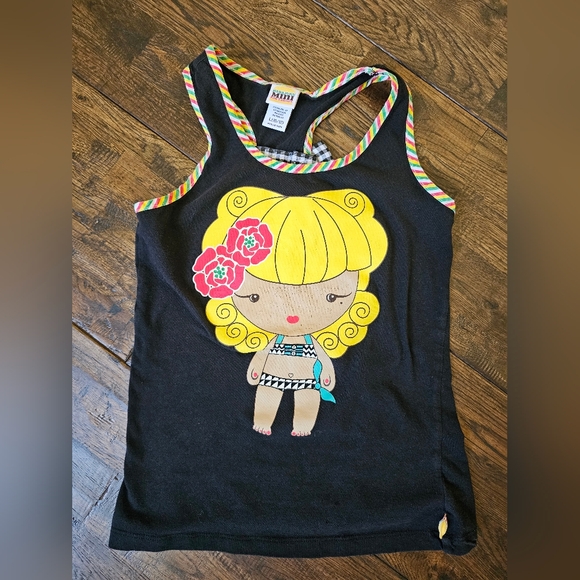 Harajuku  mini Other - HARAJUKA MINI GIRLS BLACK TANK TOP SIZE 10
